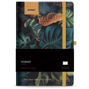 Notebook with elastic band Flowers Garden A6 96L