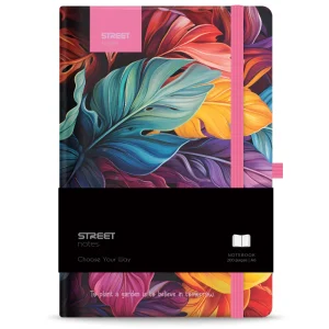 Notebook with elastic band Flowers Petal A6 96L