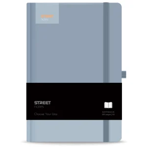 Notebook with elastic band casual blue A5 96L