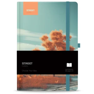 Notebook with elastic band Trees Enchanted A5 96L