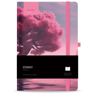 Notebook with elastic band Trees Journey B5 96L