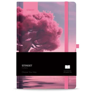 Notebook with elastic band Trees Journey A6 96L