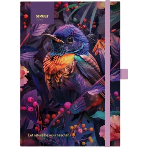 Notebook with elastic band animals Bird B5 96L