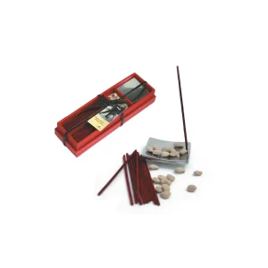 Set regalo bastoncini profumati in custodia in pelle