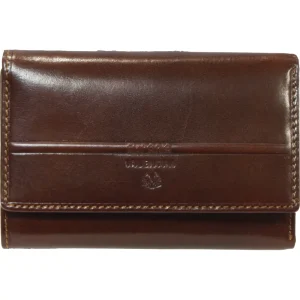 Women’s leather wallet Leonardo brown