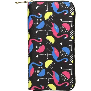 Women’s large flamingo wallet