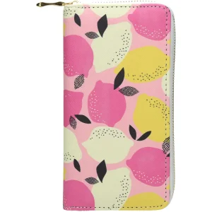 Large PU wallet Lemon
