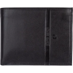 Portafoglio in pelle Pierre Cardin nero