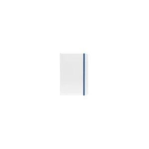 Notebook Flux White 14x21cm blue elastic band