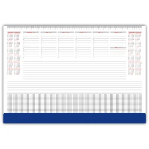 Calendario con tappetino PVC e patella blu 2027