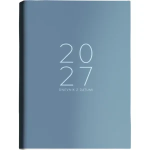 Diary with dates petrol navy
