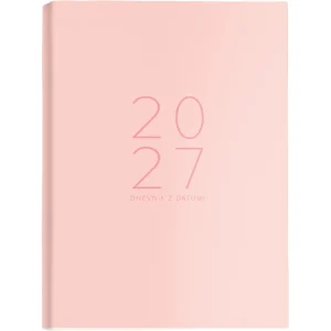Diary with dates pink