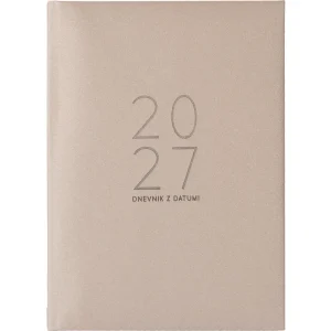 Diary with dates sparkle pink