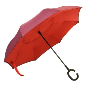 Ombrello autonomo REVERSE rosso/bordeaux