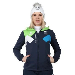 Felpa con cappuccio e zip Peak SLW-2206