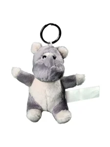 Rinoceronte di peluche con portachiavi MBW M160377