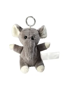 Elefante di peluche con portachiavi MBW M160382