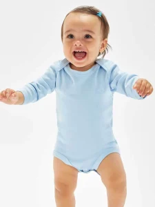 Body organico a maniche lunghe per neonati Babybugz MABZ30