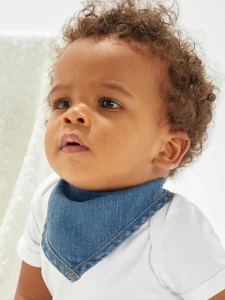 Bavaglino bandana in denim Baby Rocks Babybugz MABZ55