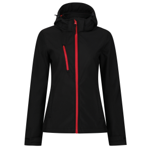 Giacca softshell Venturer a 3 strati con cappuccio stampabile da donna Regatta RETRA702