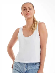 Women’s organic crop vest Mantis MAM127