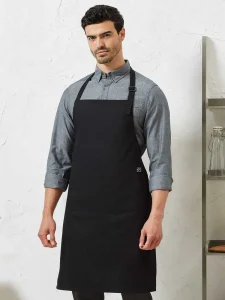 Fairtrade bib apron 100% cotton Premier PR112