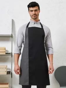 ‘Colours Collection’ contrast bib apron Premier PR162