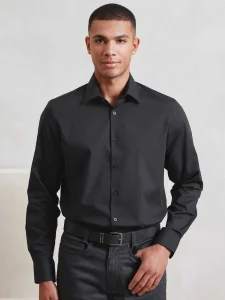 Men’s poplin shirt ‘recyclight’ Premier PR203
