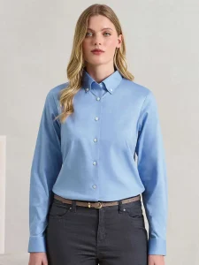 Camicia Oxford ‘Supreme’ a maniche lunghe da donna Premier PR384