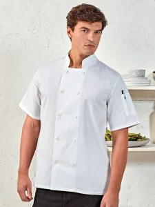 Short sleeve chef’s jacket Premier PR656