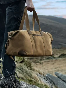 Heritage waxed canvas holdall Quadra QD650