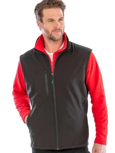 Reciklirani 3-slojni softshell brezrokavnik Result RER123X