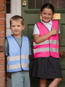 Gilet ad alta visibilità migliorata per bambini Result RER200JEV