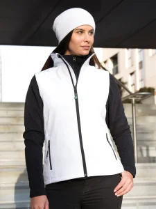 Women’s printable softshell bodywarmer Result RER232F