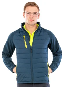 Vatirana softshell jakna Black Compass Result RER237X
