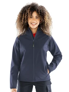 Recycled 3-layer printable women’s hooded softshell Result RER911F
