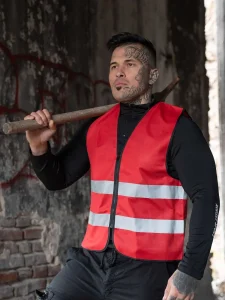 Safety vest with zipper “Cologne” Korntex KXRX217