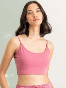 Ženska trajnostna modna cropped majica na naramnice SF Clothing SFK230