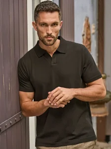 Polo luxury stretch con scollo a V Tee Jays TJ1404