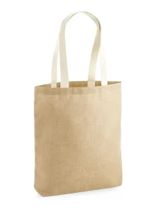 Unlaminated jute tote Westford Mill W455