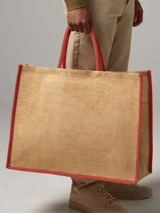 Natural starched jute market shopper Westford Mill W475