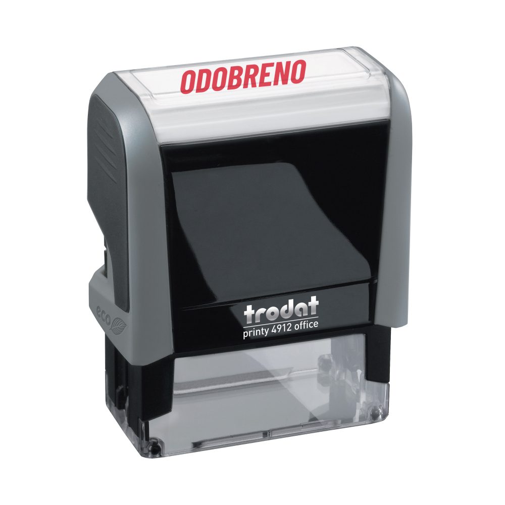 Timbro ODOBRENO (approvato)