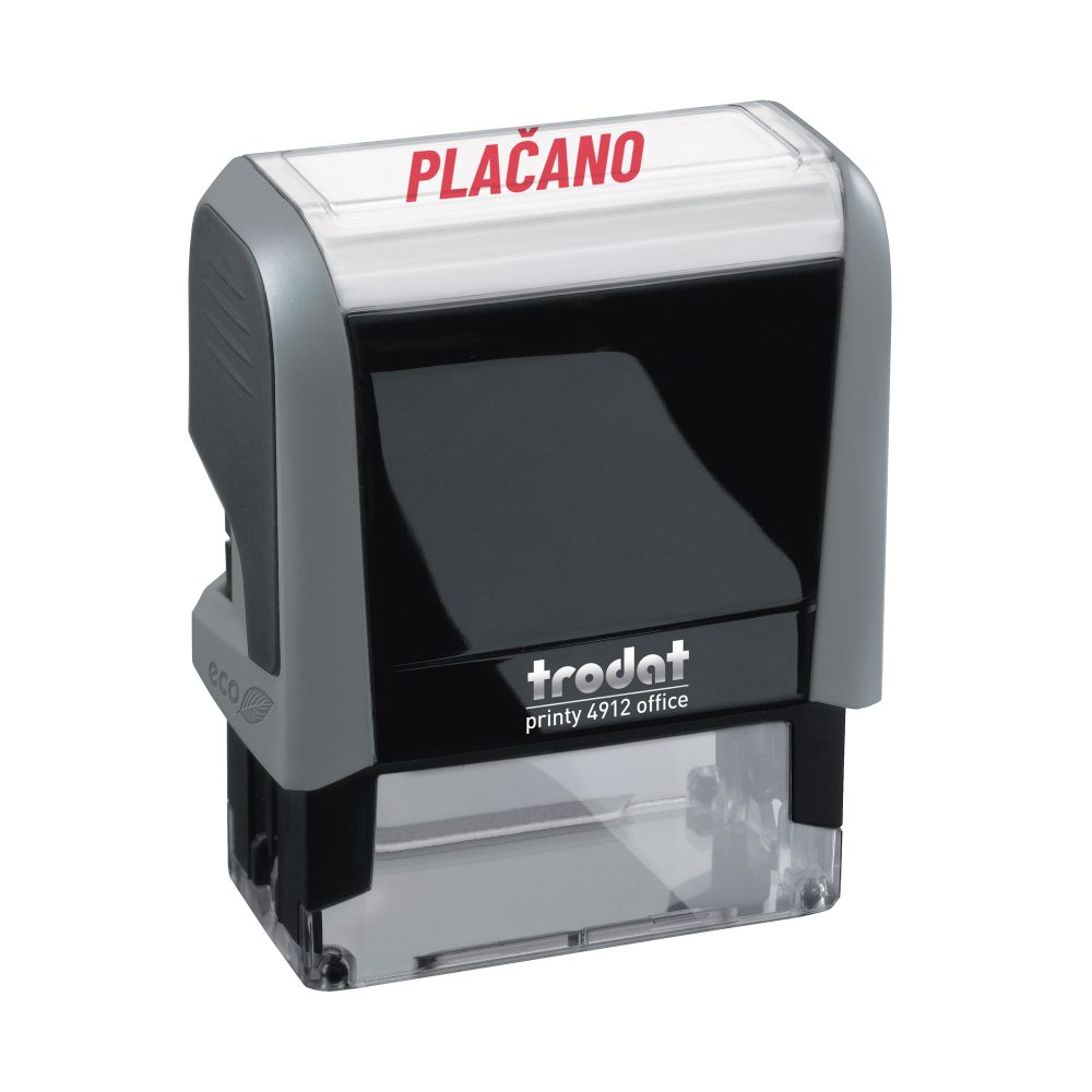 Timbro PLAČANO (pagato)